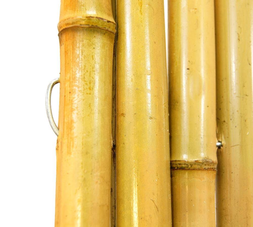 Backyard X-Scapes 6-ft x 6-ft Natural Tan Bamboo Fencing Rolled Fencing in Yellow | LW-DS-BFN66