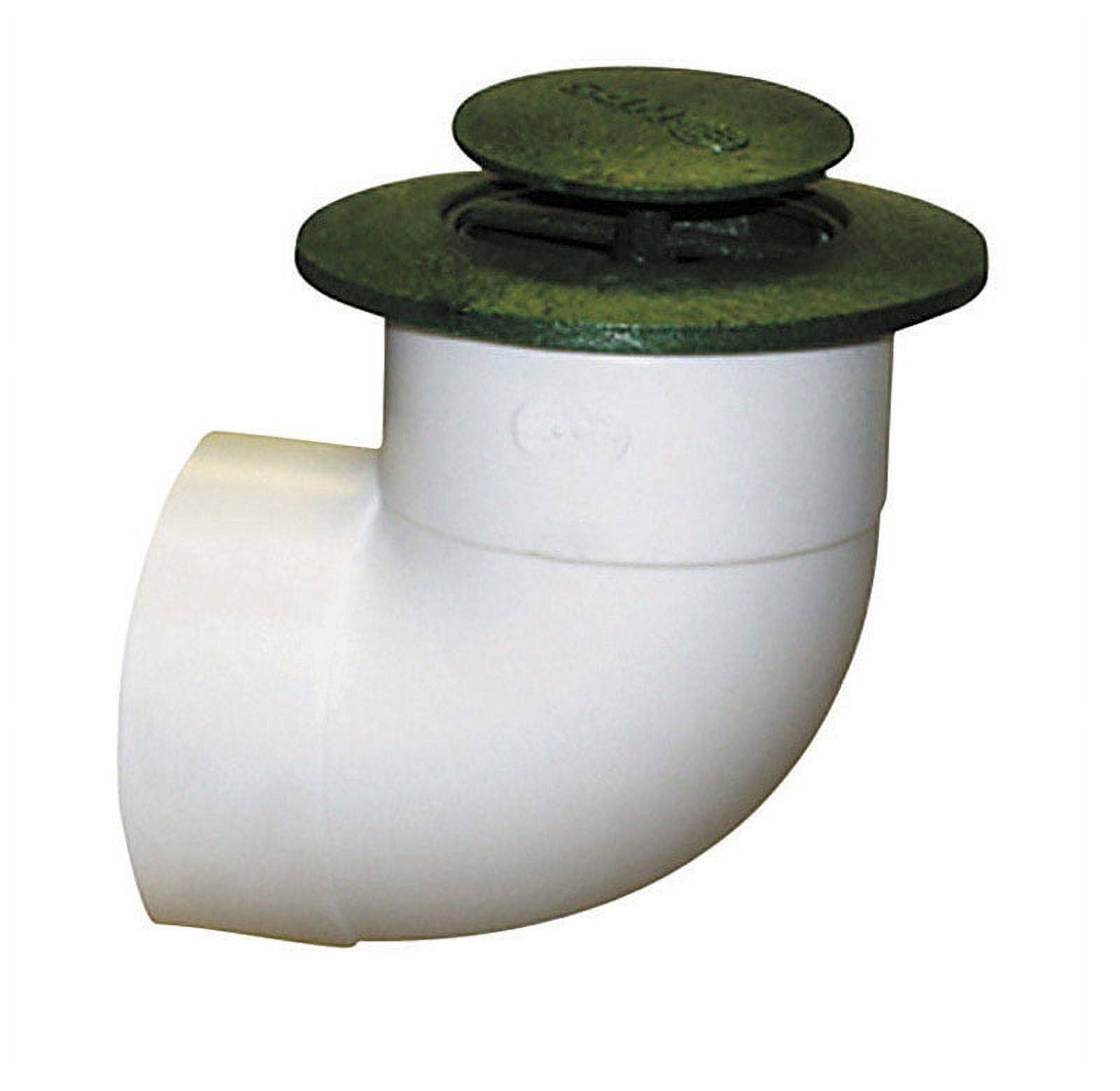 NDS 422G 4 In. Pop Up Drainage Emitter with Elbow, Green