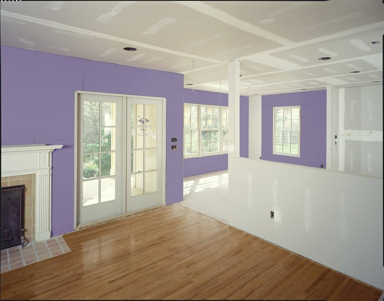 Gold Bond 5/8-in x 4-ft x 8-ft Fire-Shield Purple XP Mold Resistant Moisture Resistant Fire Resistant Drywall Panel 50001570