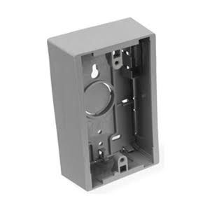 Leviton 42777-1GB Surface Mount Backbox Single Gang Grey 1.45