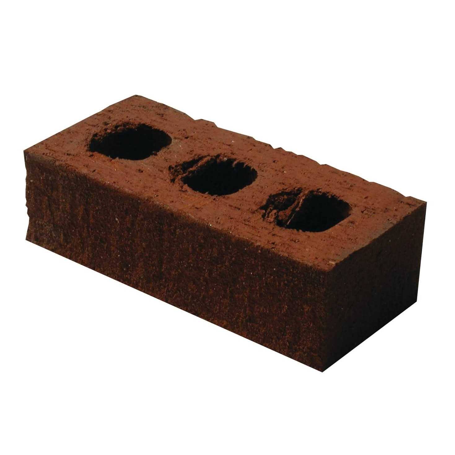 Oldcastle 8-in x 4-in Clay Red Cored Standard Brick | 600370