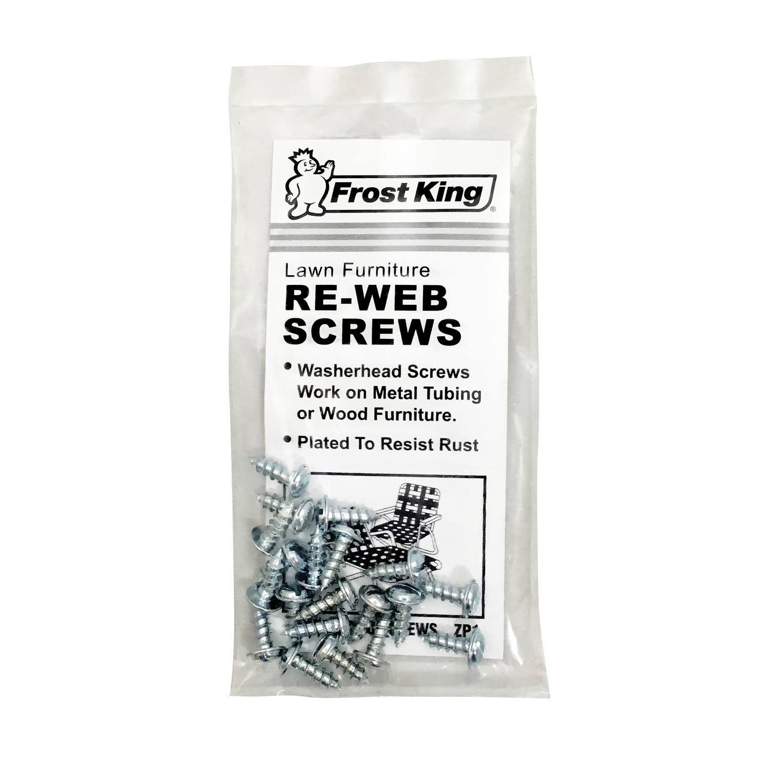 Frost King ZP1 Webbing Screws, 20-Pack