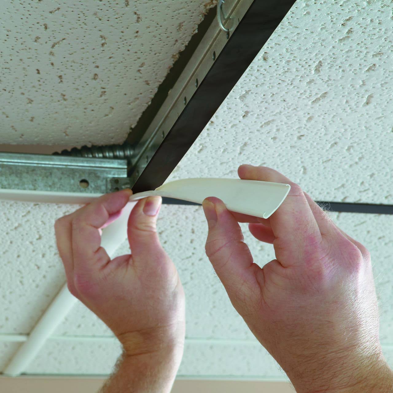 ACP Vinyl Ceiling Grid Cover Kit, White