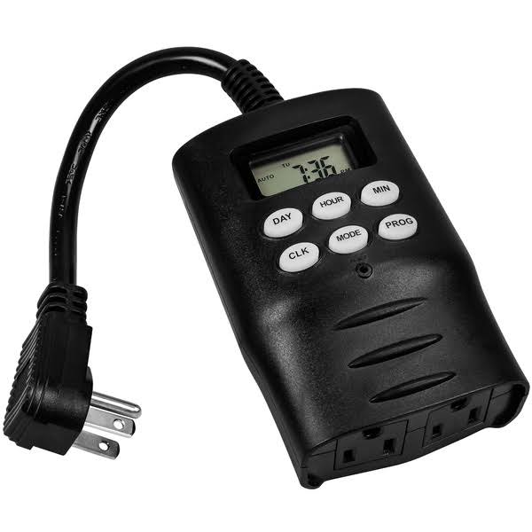 Digital Heavy Duty Outdoor Timer with Battery Back-Up