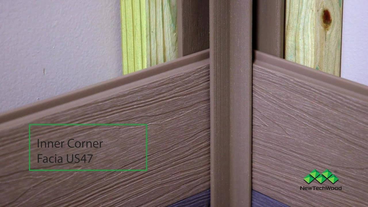 NewTechWood All Weather System 5.5 in. x 96 in. Composite Siding Board in Peruvian Teak | US09-8-TK