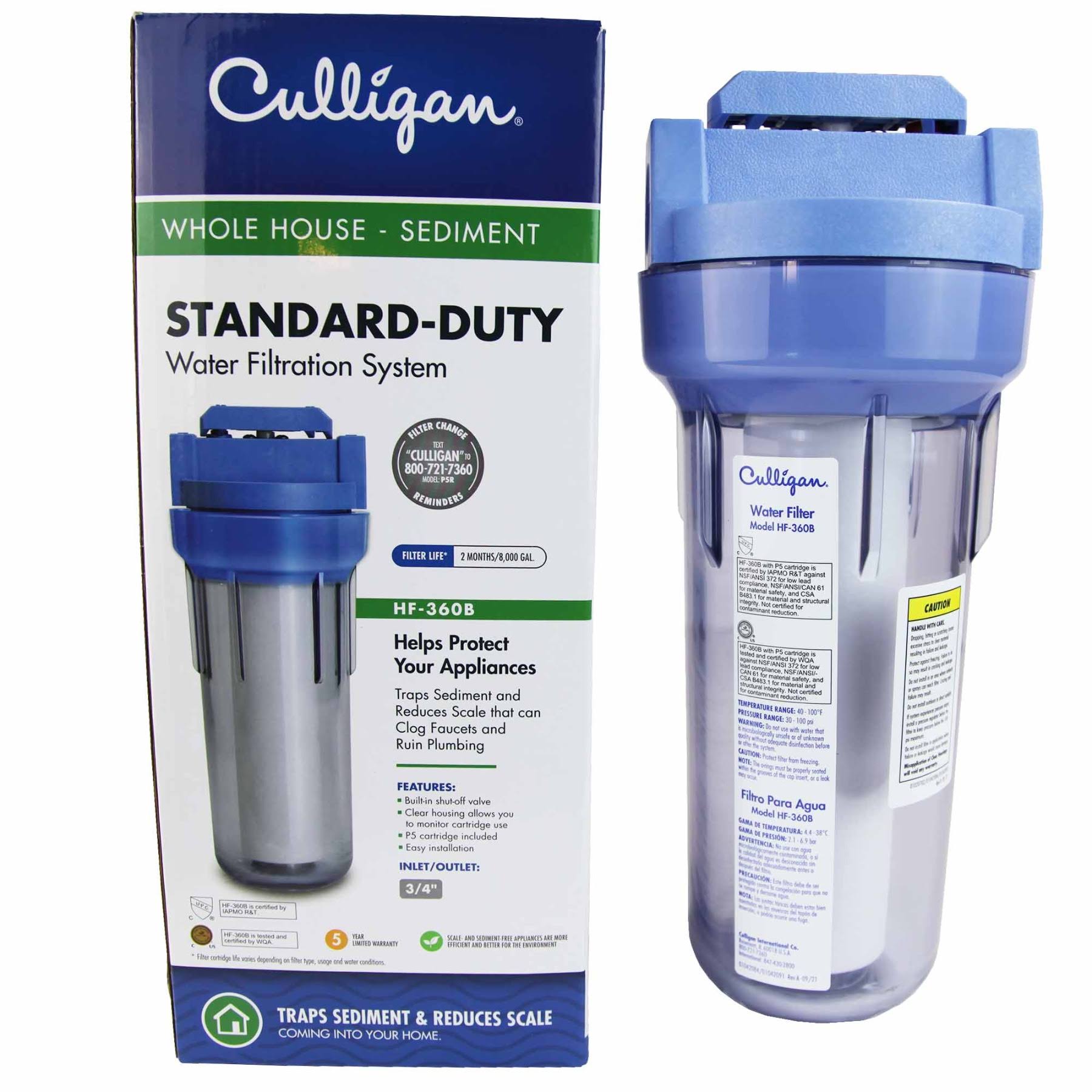 Culligan Water Filter Whole House