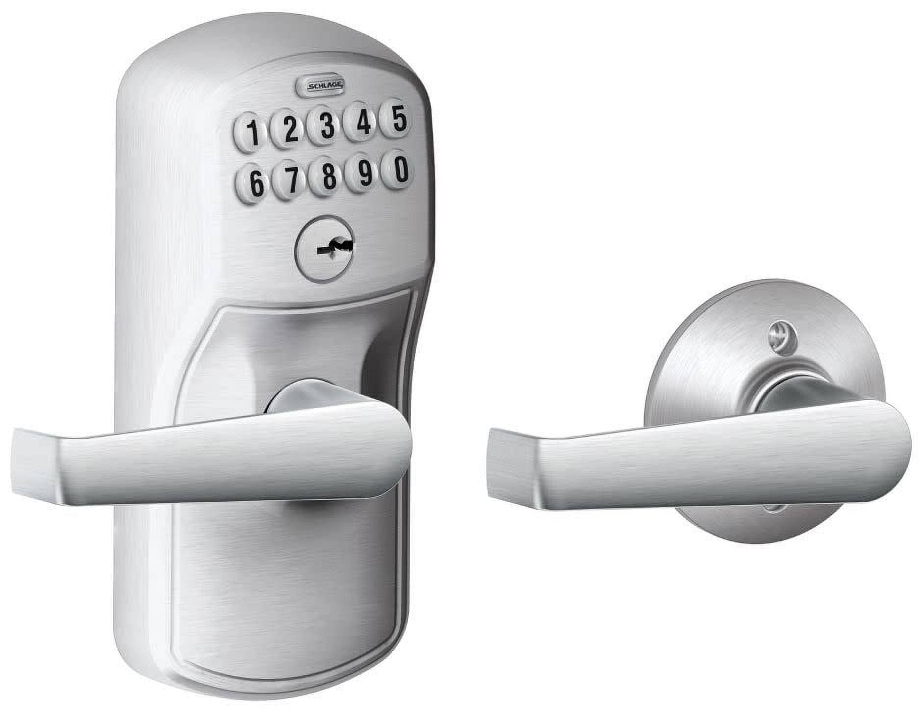 Schlage FE575 Ply 626 ELA Plymouth Keypad Entry with Auto-Lock and Elan LEVERS.