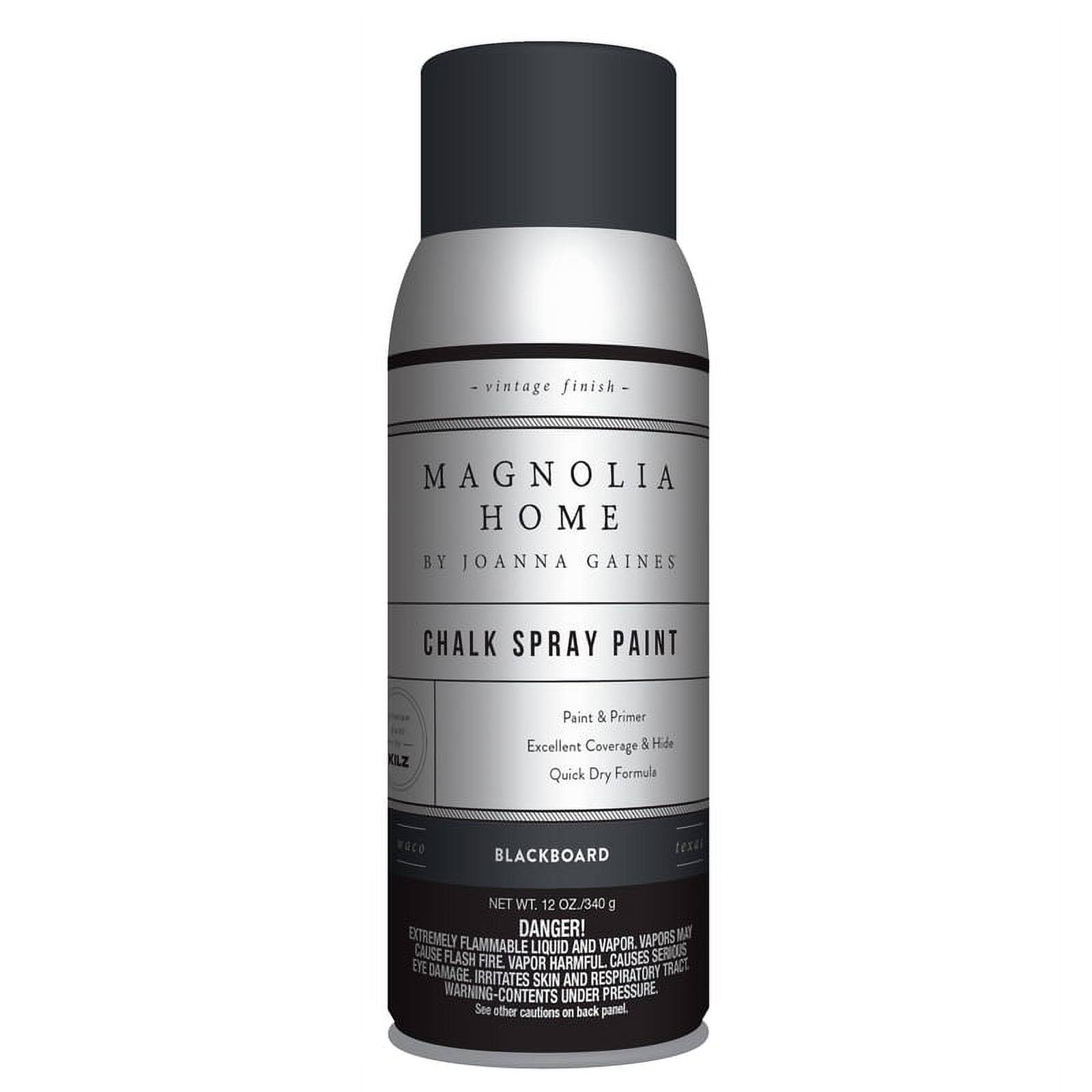 Magnolia Home by Joanna Gaines Matte Blackboard Sprayable Chalk Paint 12 oz