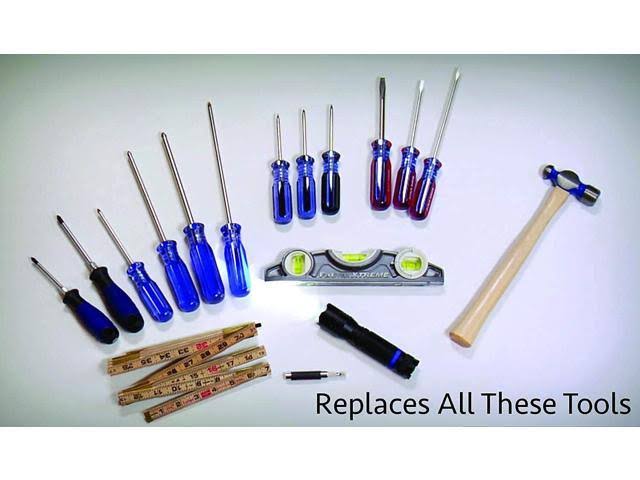 Kelvin Tools 17 Everyday Multitool-The Palm-Sized Everyday Multi-Tool Set- Black