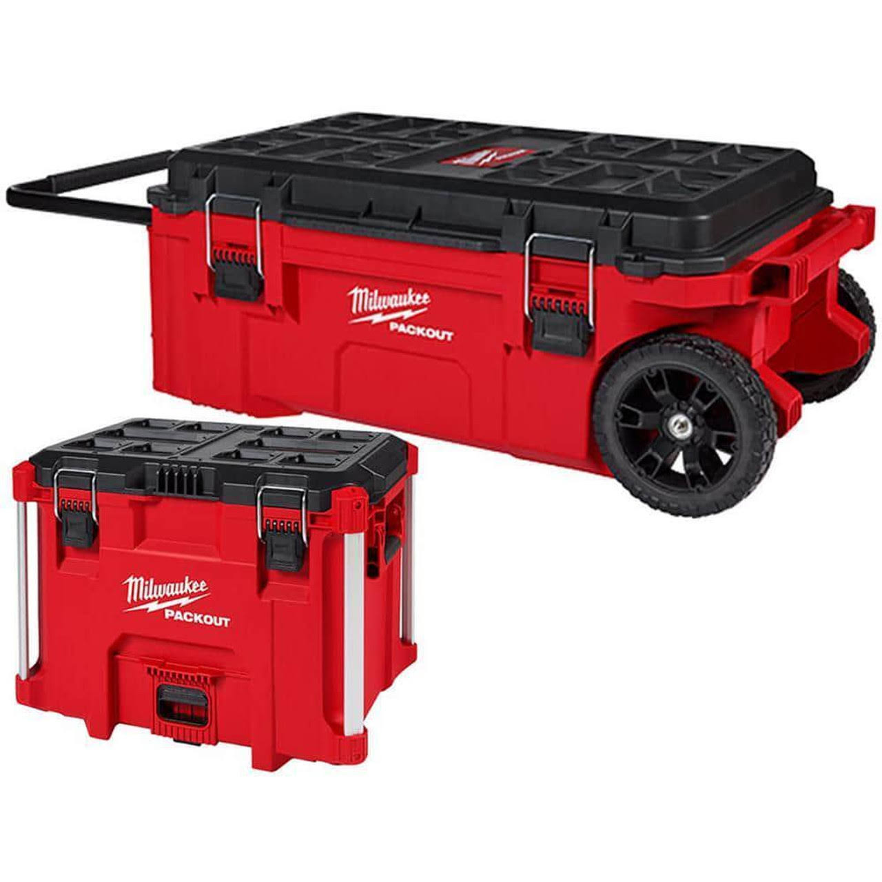 Milwaukee PACKOUT Tool Chest with XL Tool Box, Red