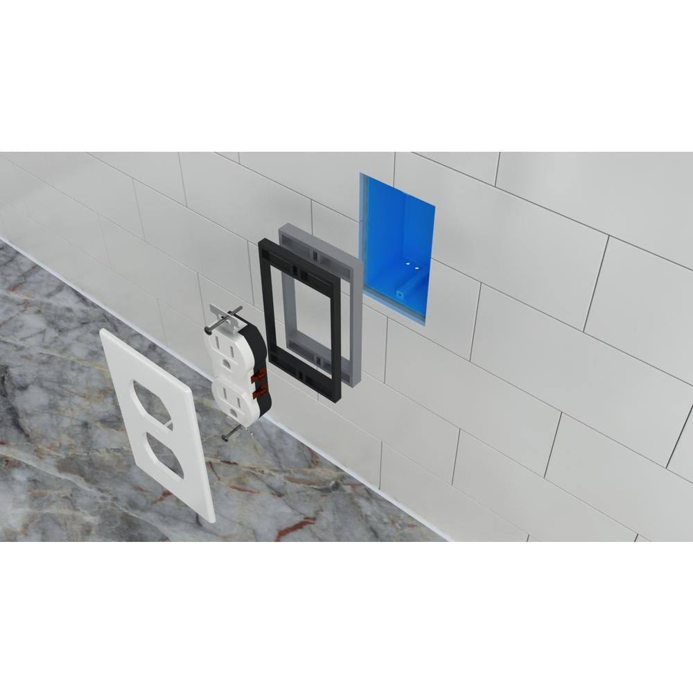 Smart Fill Spacers 1/4 in. 1-Gang Outlet Box Spacer Extender (5-Pack)