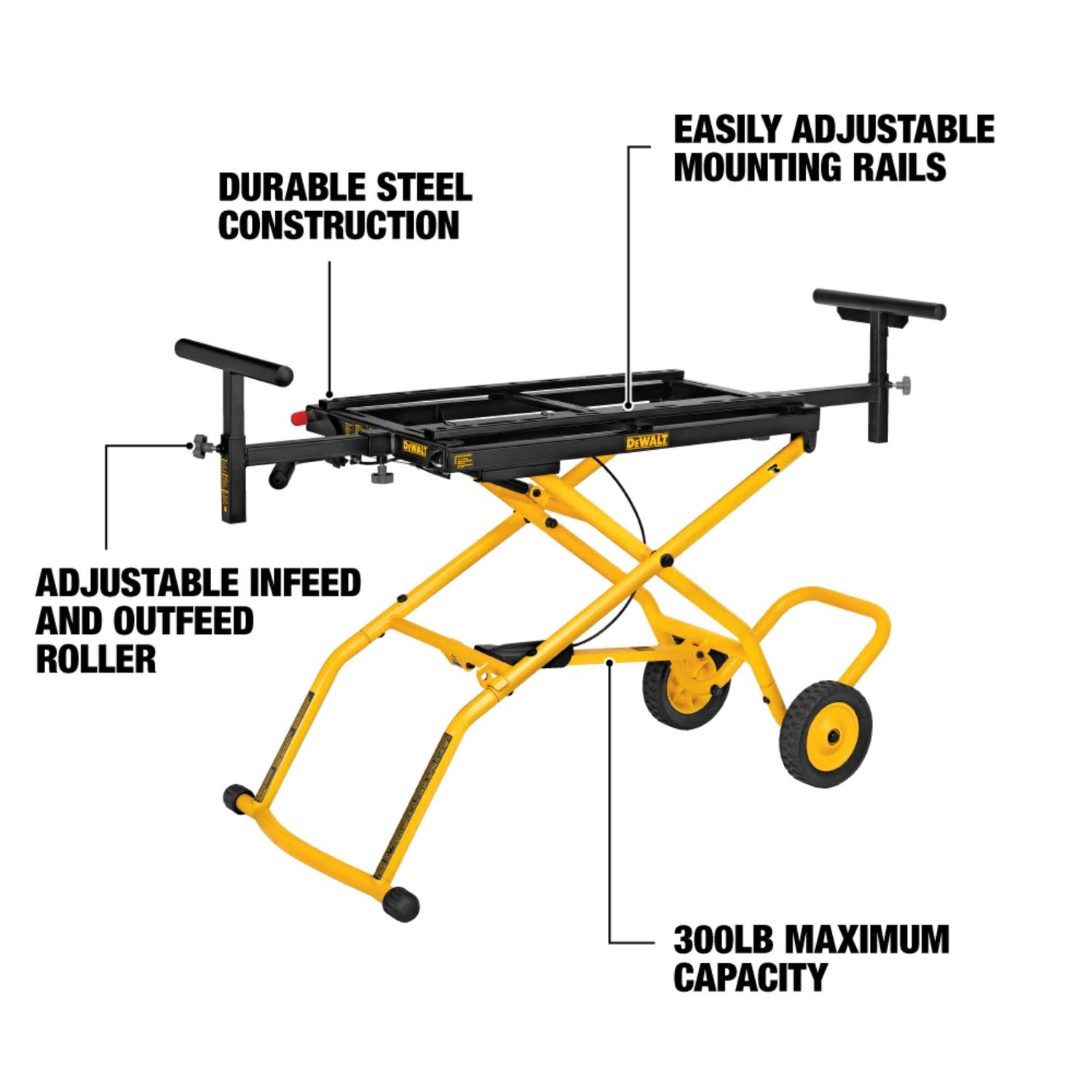 DeWalt DWX726- Rolling Miter Saw Stand