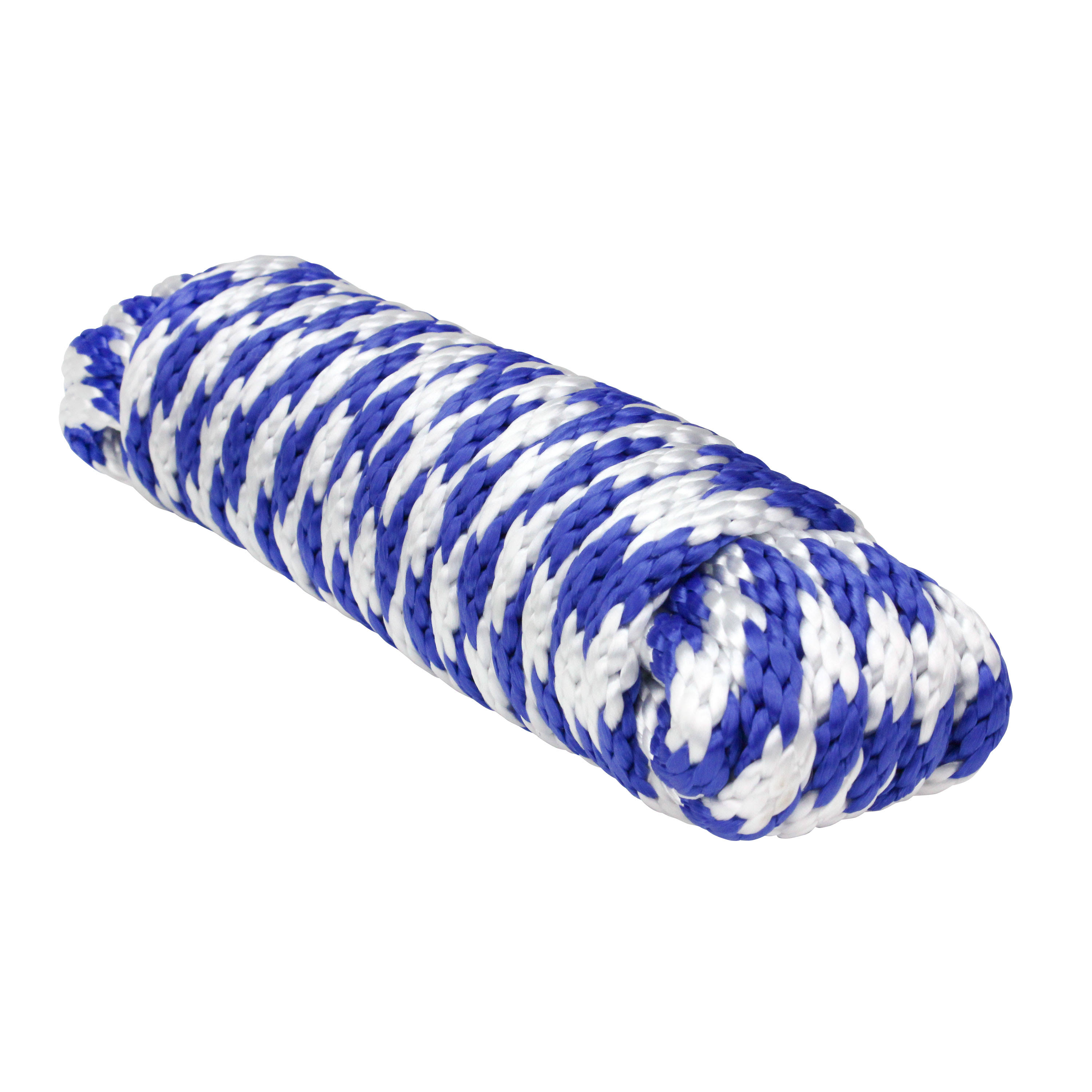Extreme Max Solid Braid MFP Utility Rope- 1/2in x 10' Blue / White 3008.0217