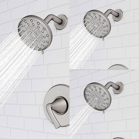 Pfister Ladera Single-Handle 3-Spray Tub and Shower Faucet in Spot Defense Brushed Nickel