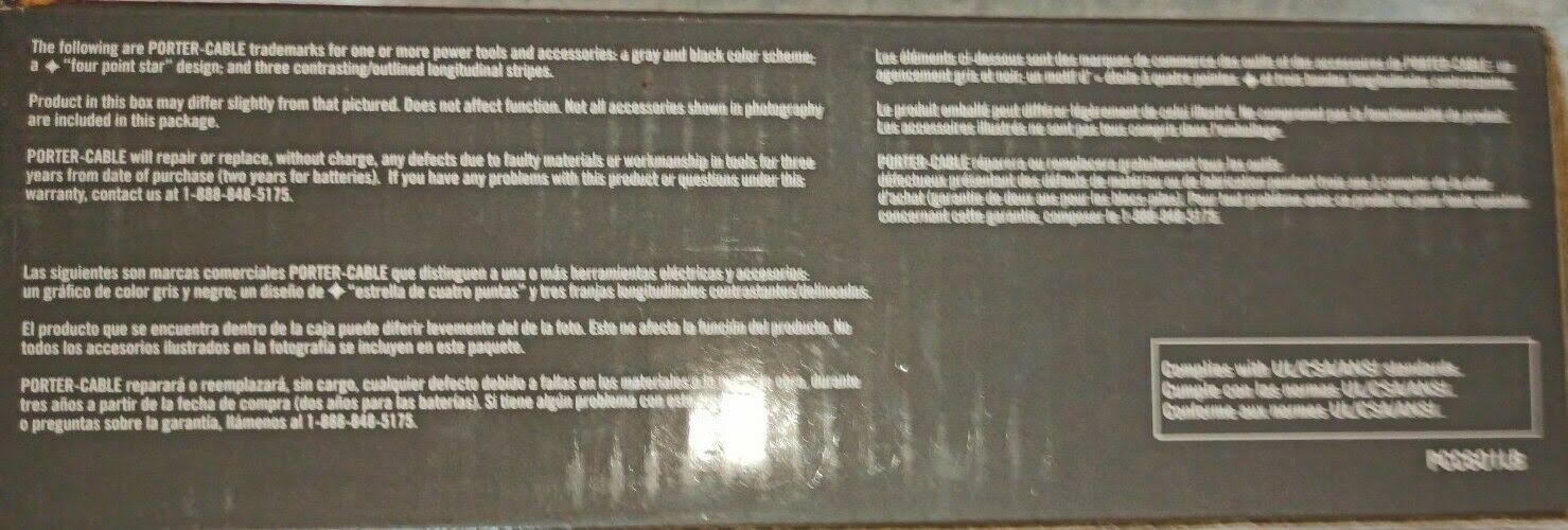 Porter Cable Pcc601 1/2