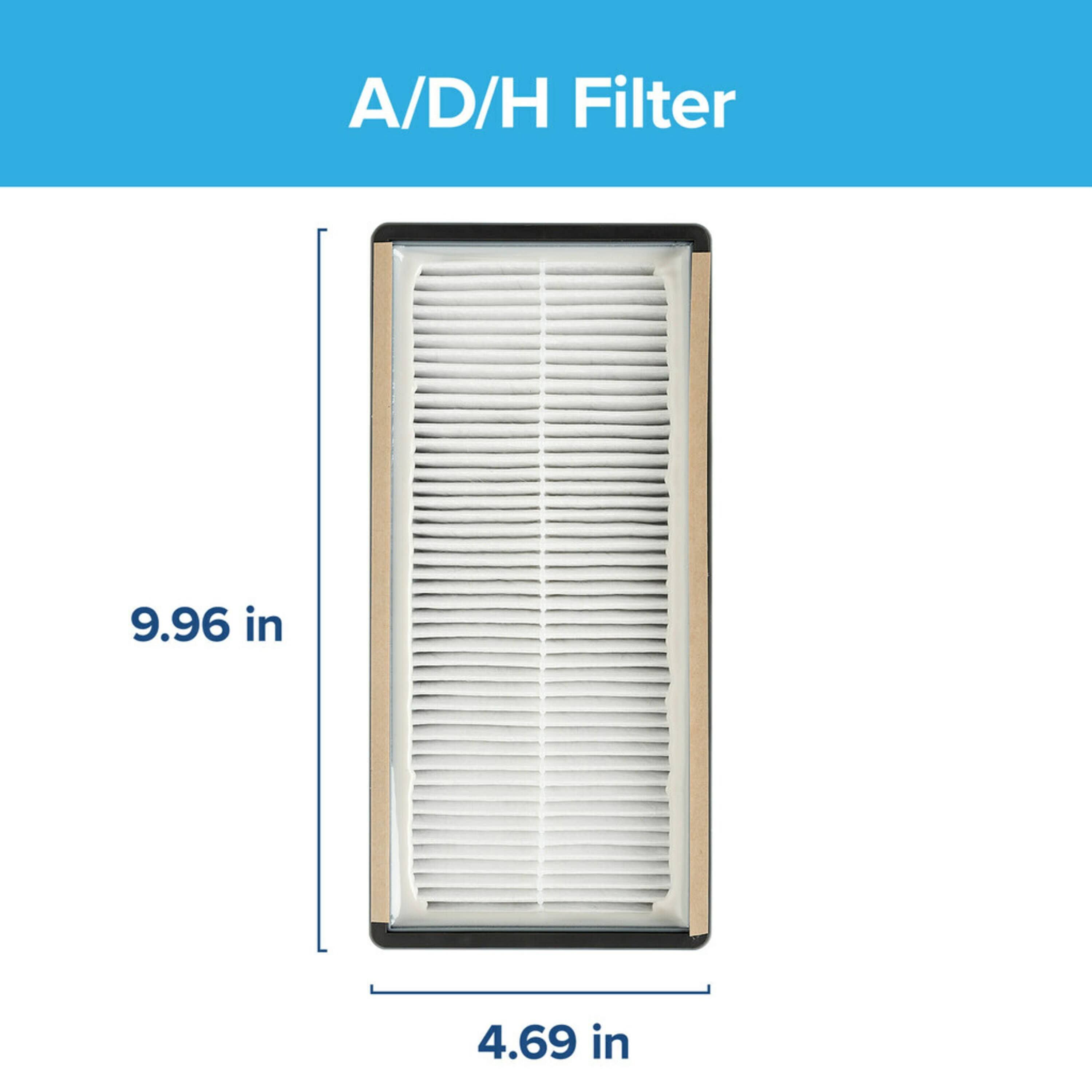 Filtrete Allergen Reduction HEPA-Type Room Air Purifier Filter, replaces Size A/d/h Filters