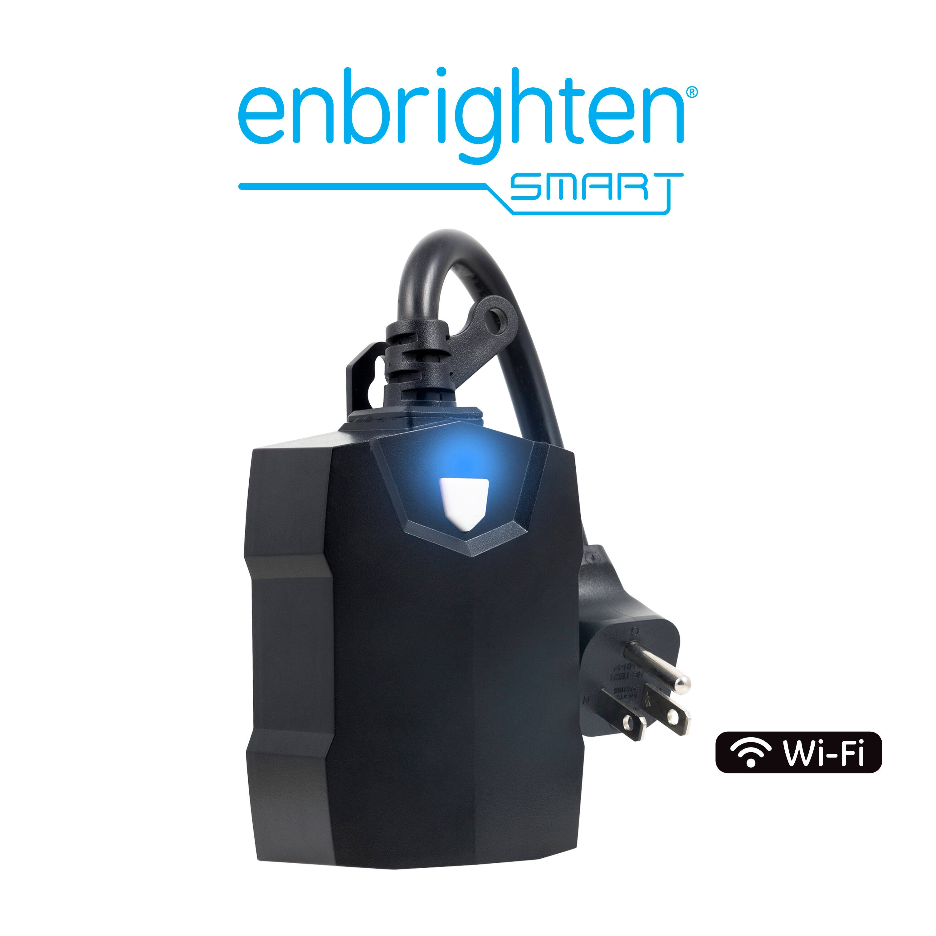 Enbrighten Wi-Fi 125-Volt 2-Outlet Outdoor Smart Plug | 51375-T1