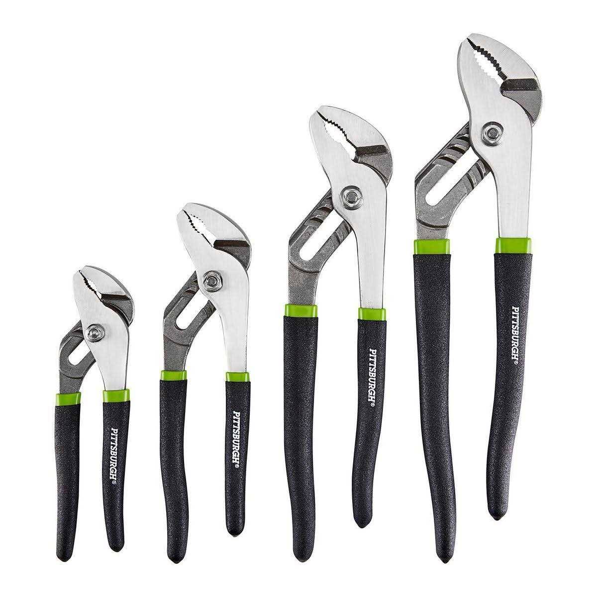 Pittsburgh Tongue and Groove Joint Pliers Set, 4-Piece