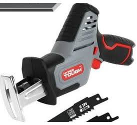 Hyper Tough 12V MAX* Compact Reciprocating Saw with 1.5Ah Battery and Charger, 80005, Size: 5/8-Inch Stroke Length