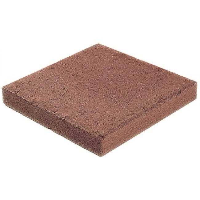 Oldcastle 12 x 12 in. Square Steppin Gang Stone- Red