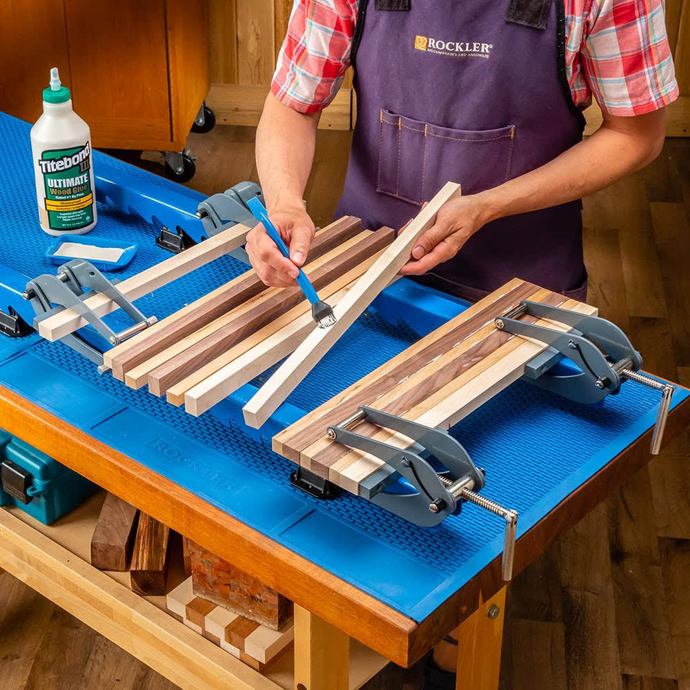 Deluxe Single Panel Clamps w/Scissor Couplers- Adjustable Clamp for Table & Benchtops