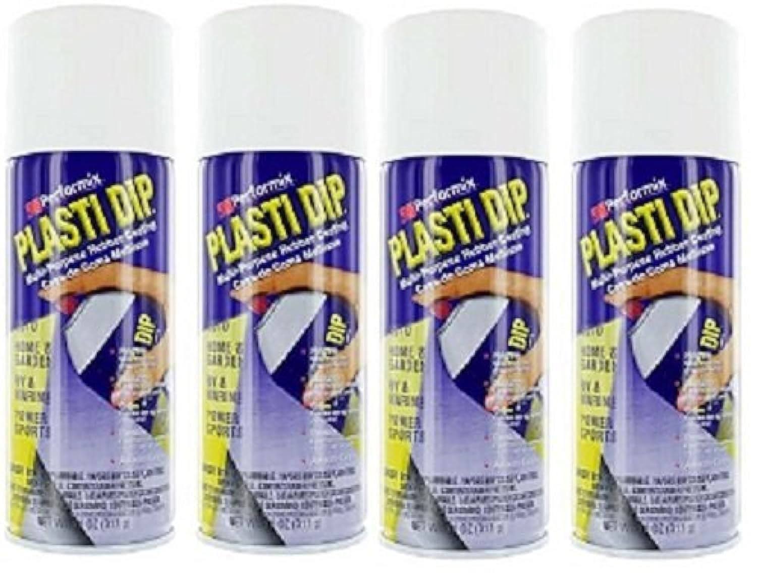 Performix Plasti Dip 11207 White Rubber Spray 4 Pack