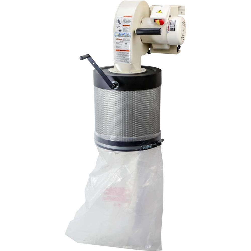 Grizzly G0785- 1 HP Wall-Mount Dust Collector with Canister Filter