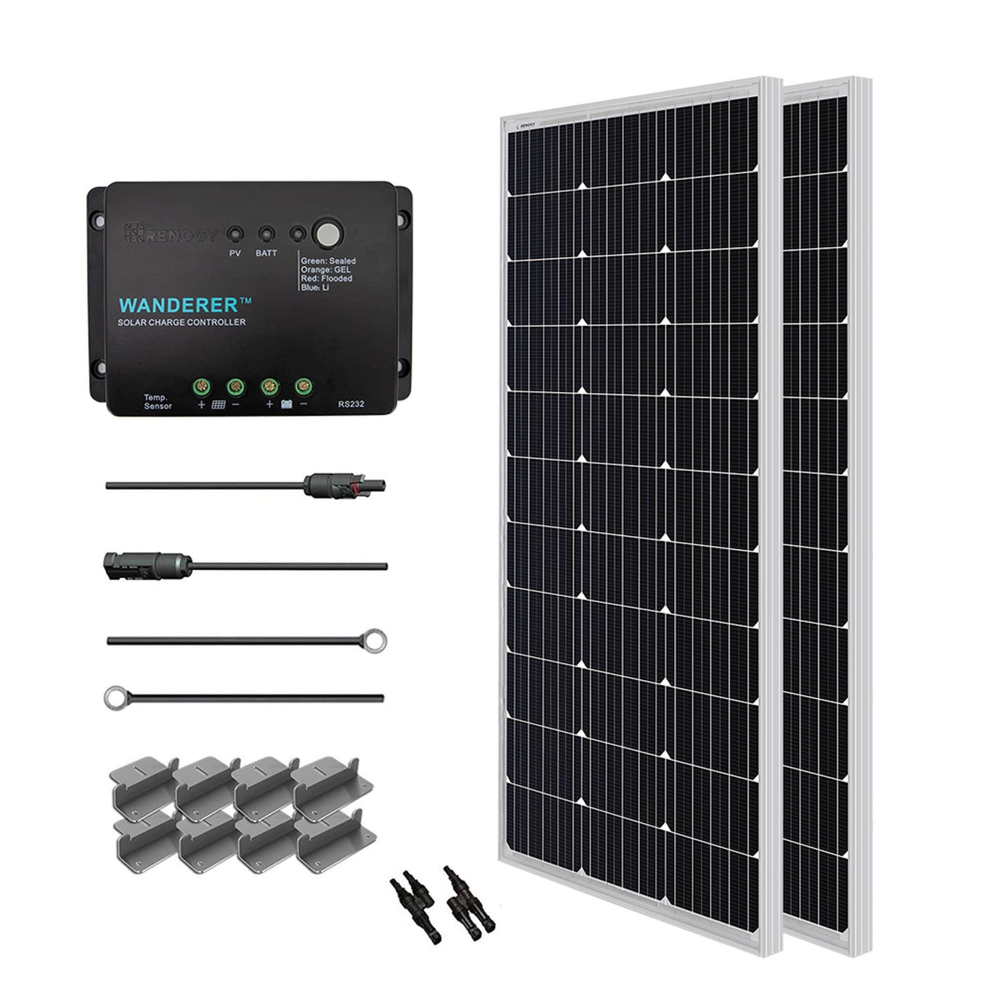 Renogy 200 Watt 12 Volt Solar Starter Kit (Monocrystalline)