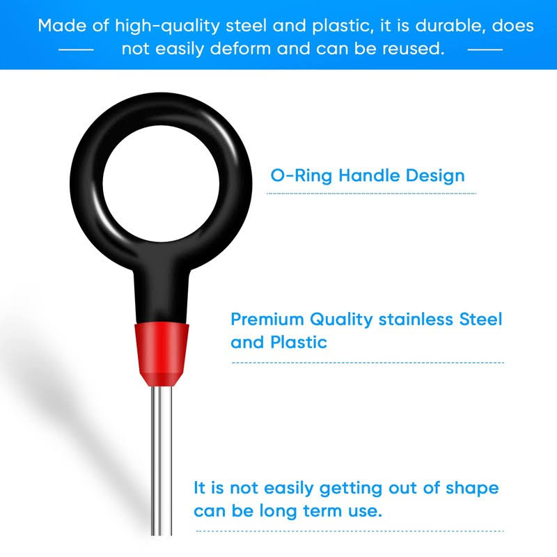 Kikerike Terminal Pin Removal Tool Kit 82 Pcs Depinning Tool Electrical Connector Pin Extractor Tool Set Wire Terminal Release Tool for Automotive Car