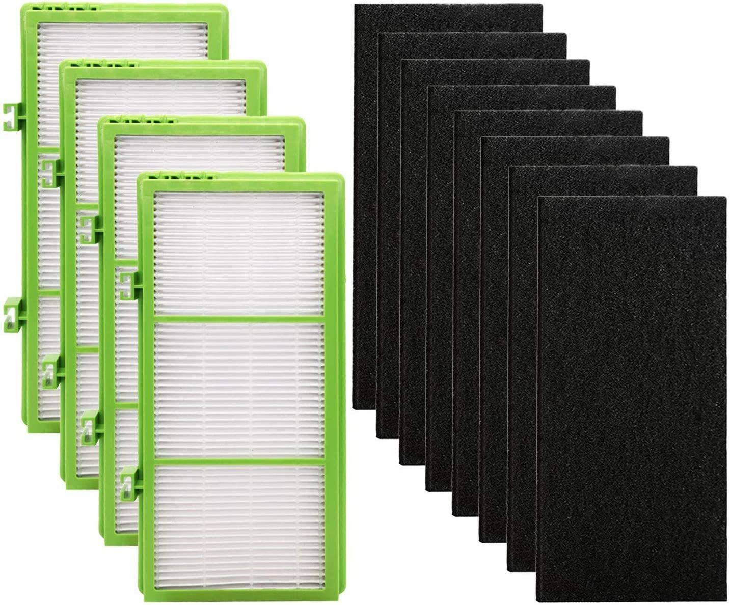 Colorfullife 4 True HEPA + 8 Pre Filter Compatible with Holmes Aer1 Allergen Remover Filter, Replacement Parts #Hapf300ah-u4r , Hap242-nuc