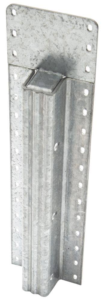 Lifetime Steel Post- 7' Galvanized Post with Clear Powdercoat Finish