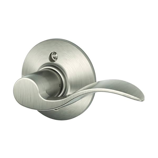 Schlage F170Acc619Rh Accent Right Hand Dummy Lever, Satin Nickel