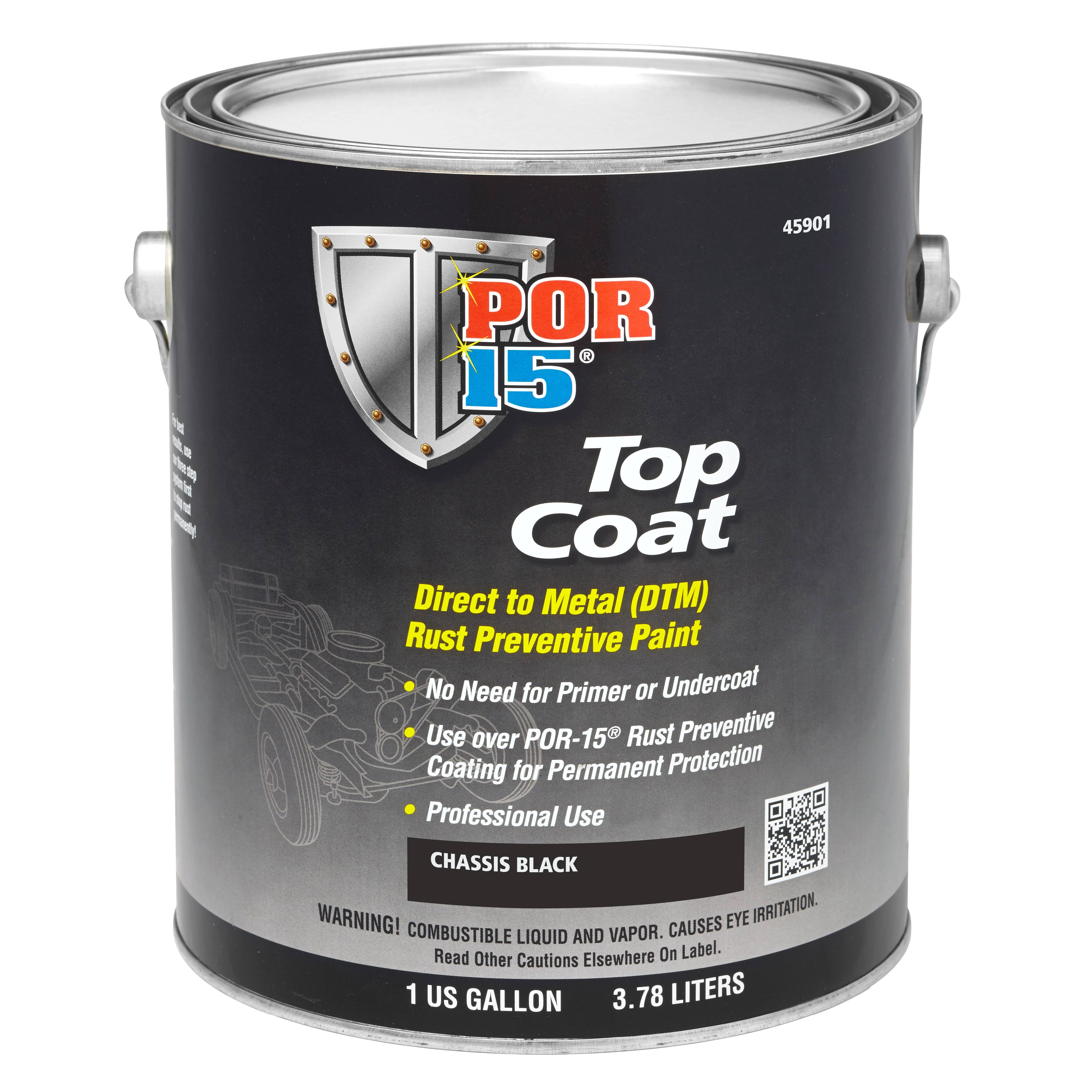 POR-15 45901 Chassis Black Top Coat- 1 Gal