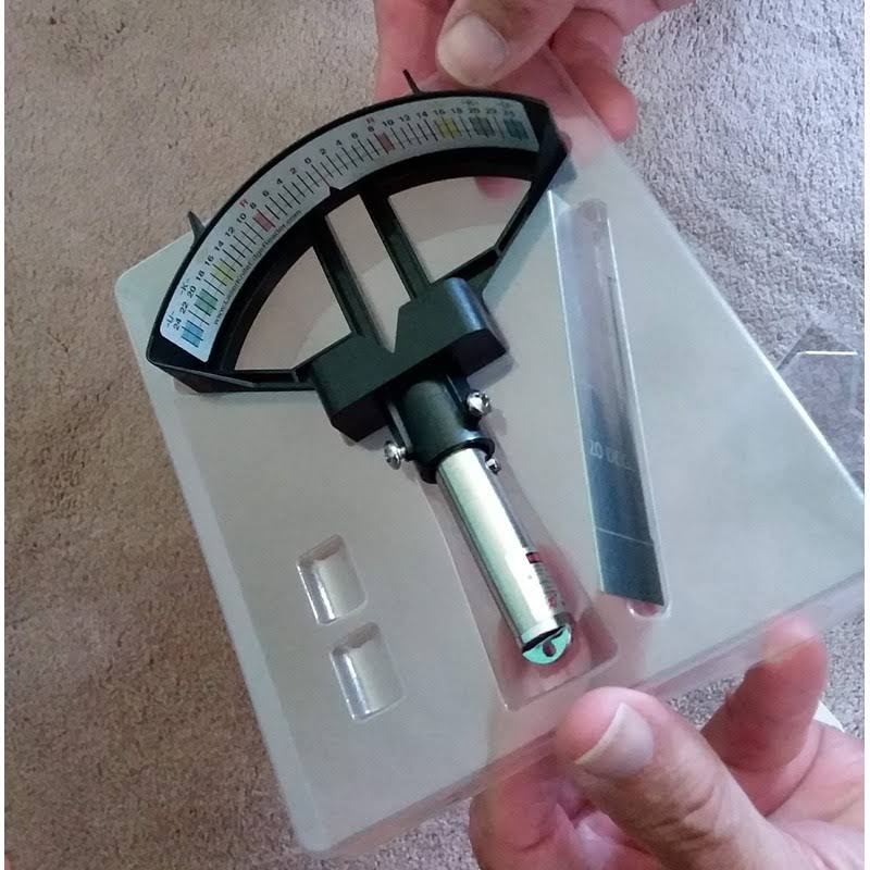 Lker Laser Knife Edge Reader- See How Sharp Your Knife Is with Laser Precision. for Use with Sharpening Stones and Professional Equipment.