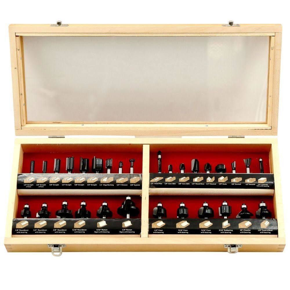 Skil 91030 Carbide Router Bit Set, 30-Piece