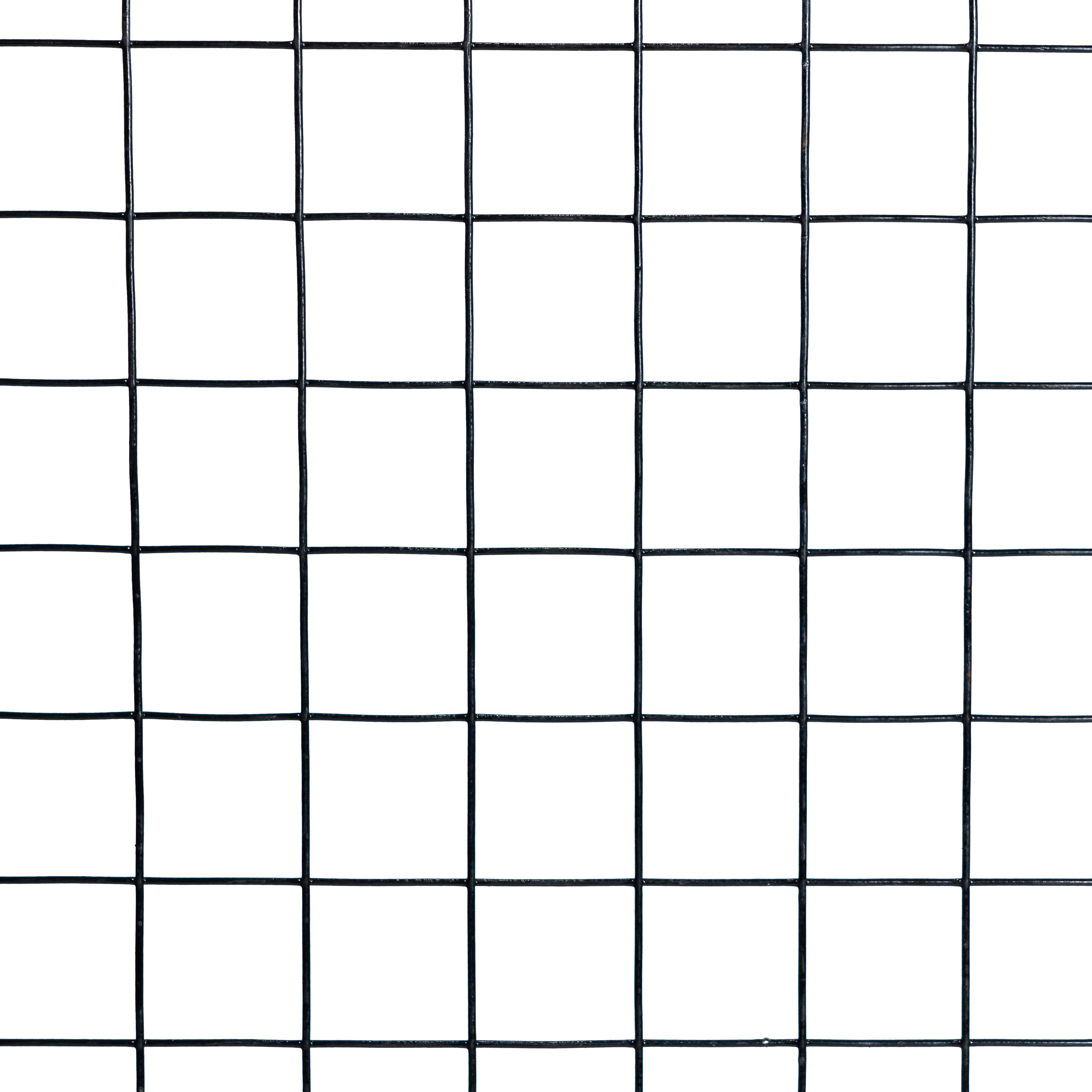 3' x 100' Welded Wire Dog Fence-14 Ga. Galvanized Steel Core; 12 GA After Black PVC-Coating, 2
