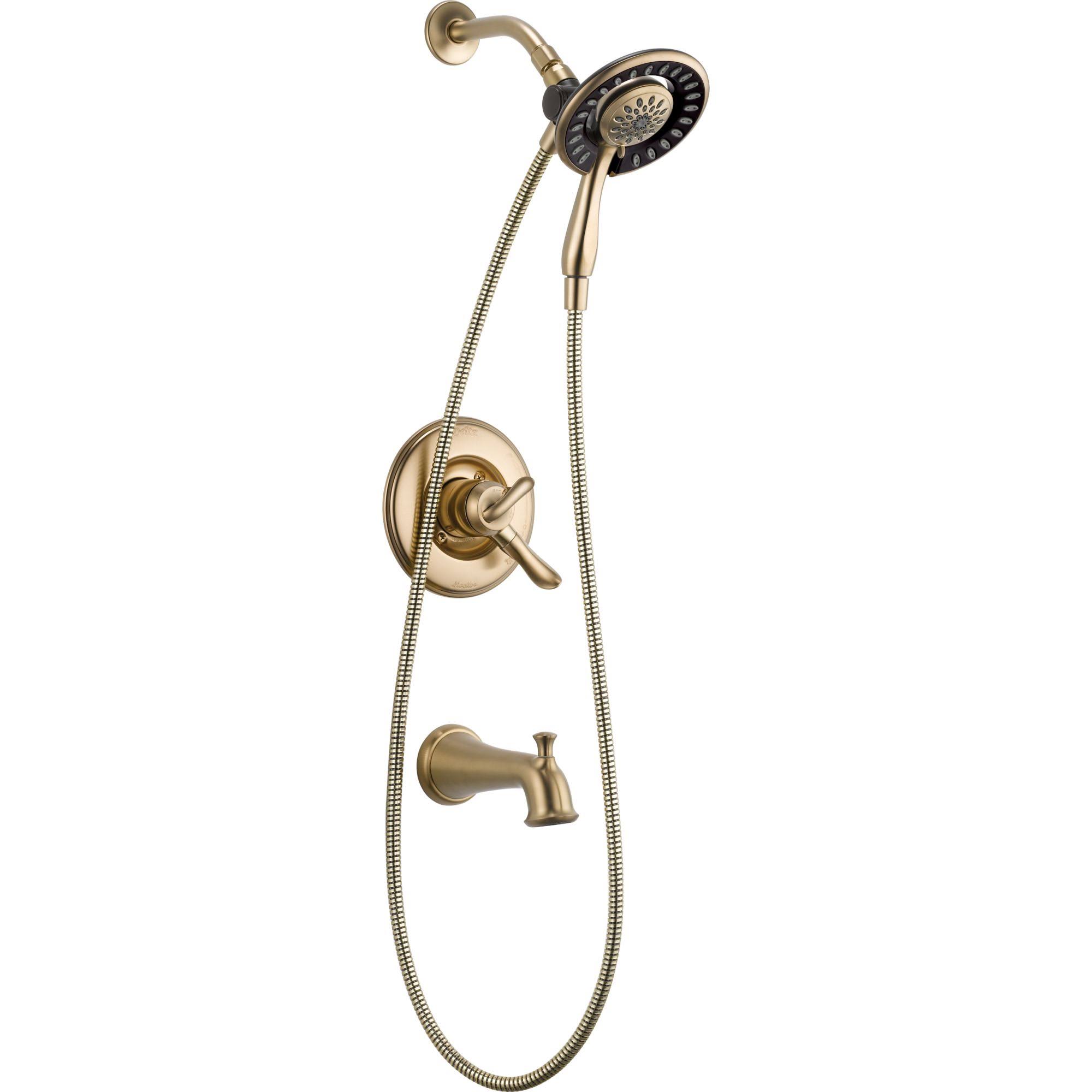 Delta T17494-I Linden Monitor 17 Series Tub and Shower Trim with In2ition- Champagne Bronze