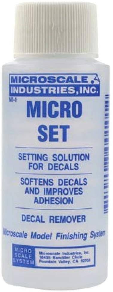Microscale Micro Set Decal Setting Solution 1oz