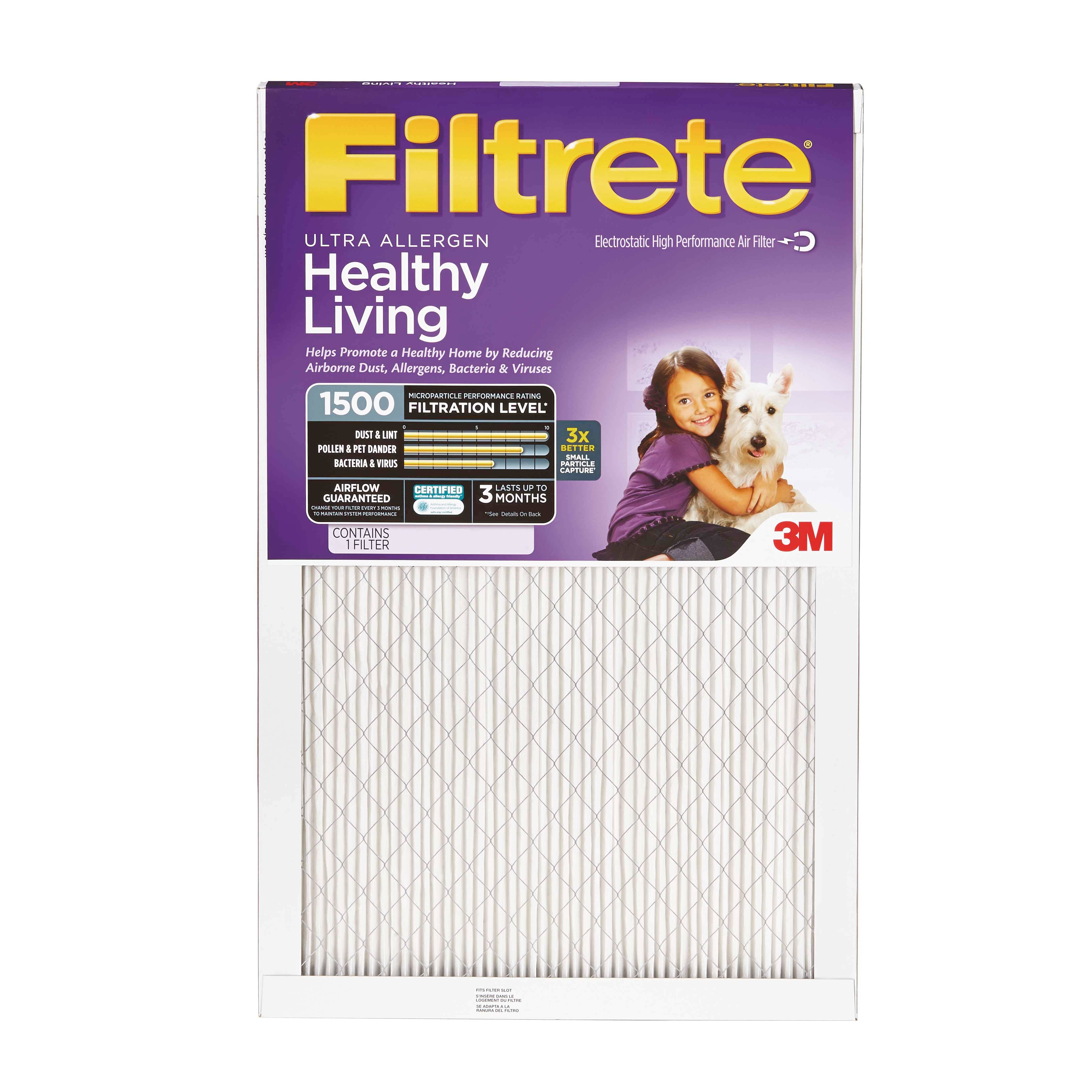 Filtrete Ultra Allergen 12x24x1 Air Filter