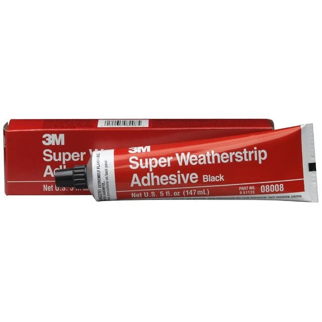 3M 08008, Super Weatherstrip Adhesive, Black