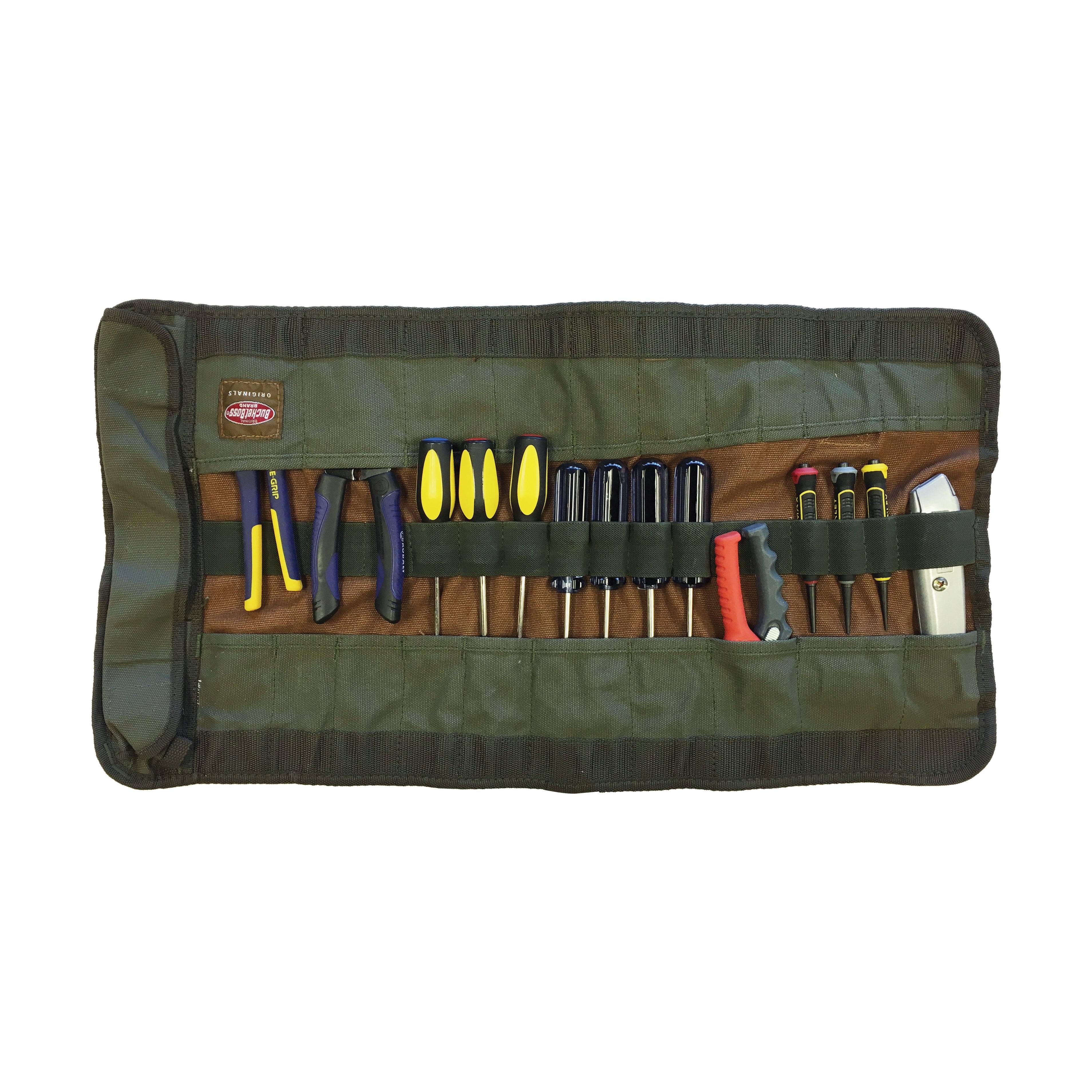 Bucket Boss Tool Roll, Brown