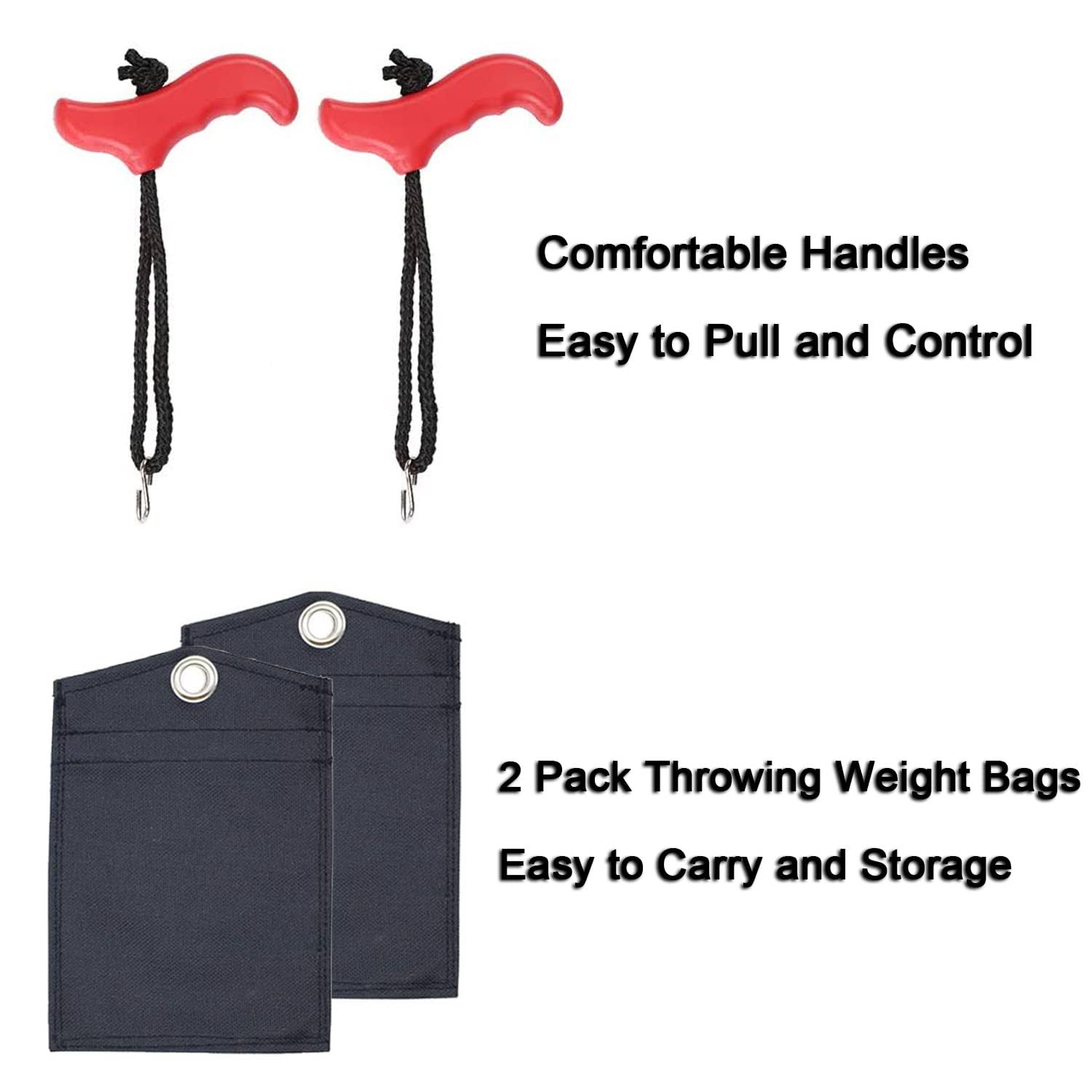 ZSGrowth 53 inch High Reach Tree Limb Hand Rope Saw, 68 Sharp Teeth Blades on