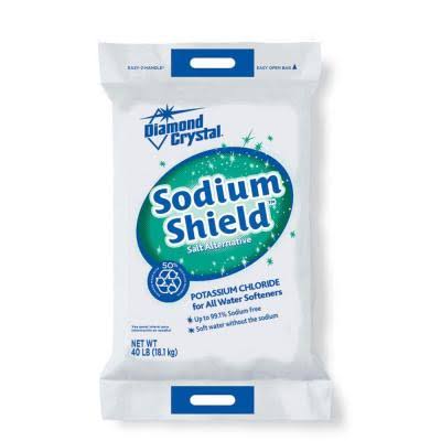 Diamond Crystal Sodium Shield Water Softener Salt- 40 lb bag
