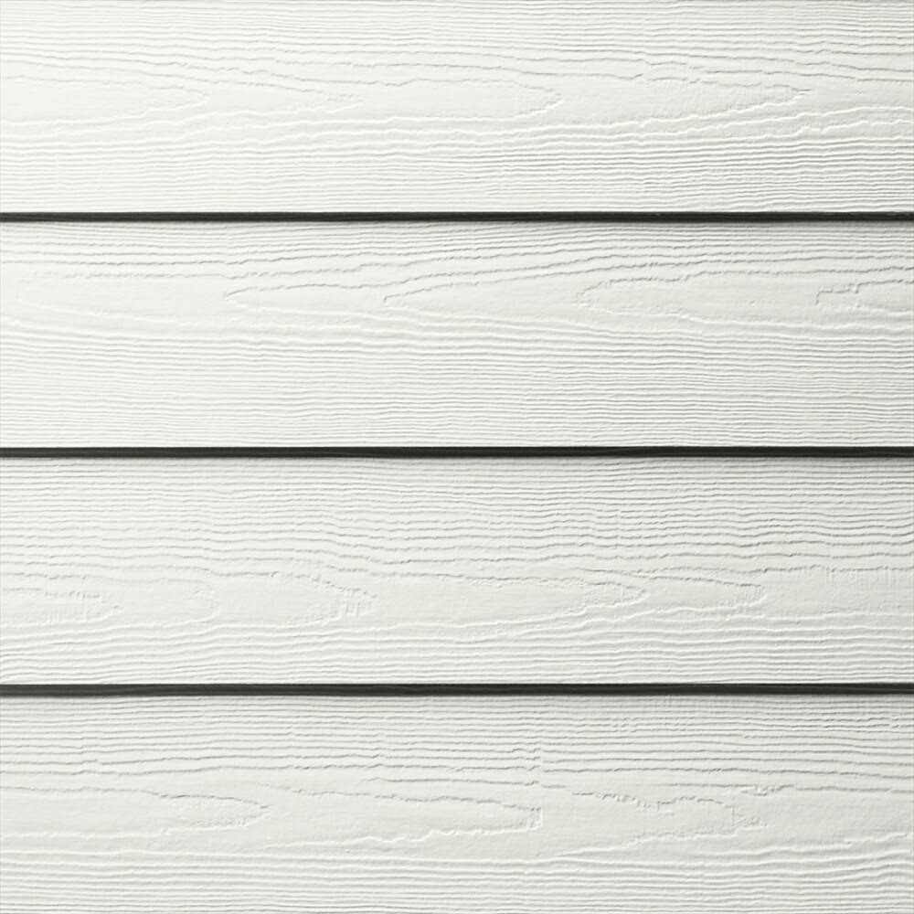 James Hardie Plank Statement 7.25 in. x 144 in. Fiber Cement Cedarmill Lap Siding Arctic White 6671121