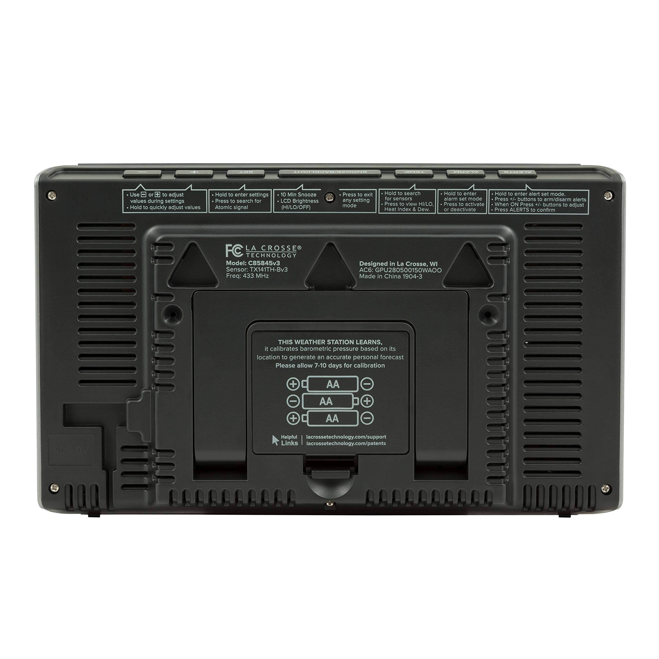 La Crosse Technology C85845-int Weather Station Black