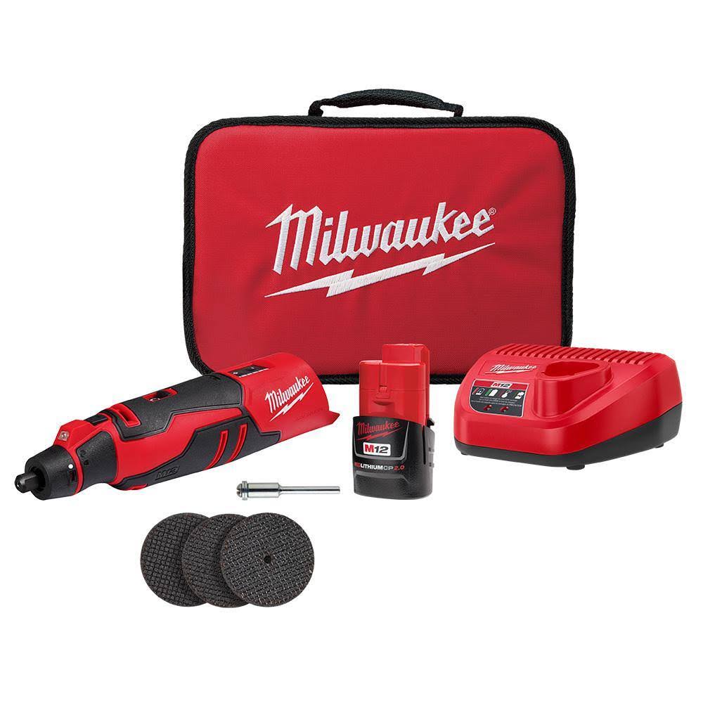 Milwaukee 2525-21 M12 Brushless Rotary Tool Kit