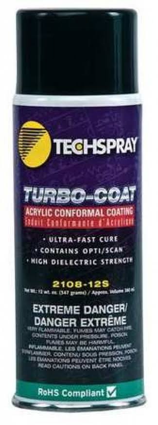 Techspray 2108-12S Turbo-Coat Acrylic Conformal Coating 12 oz
