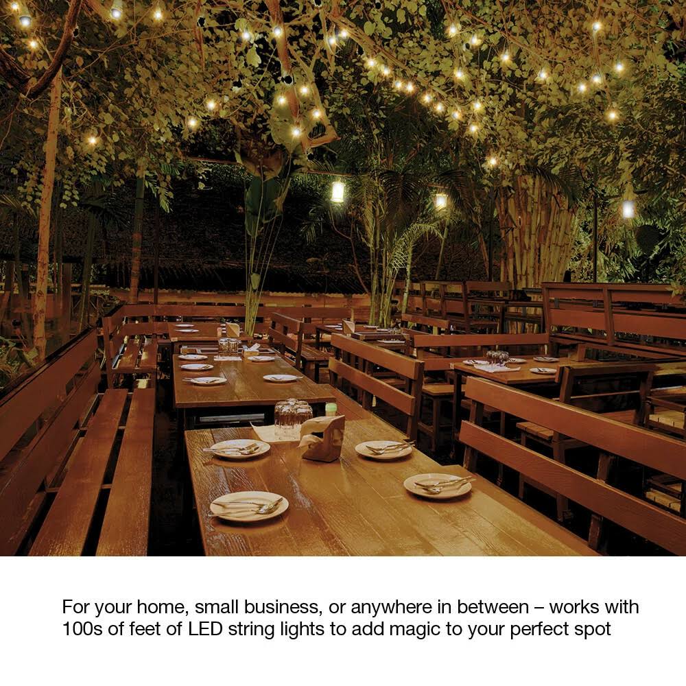 Lutron- Caseta Outdoor Smart Plug- Black (PD-15OUT-BL)