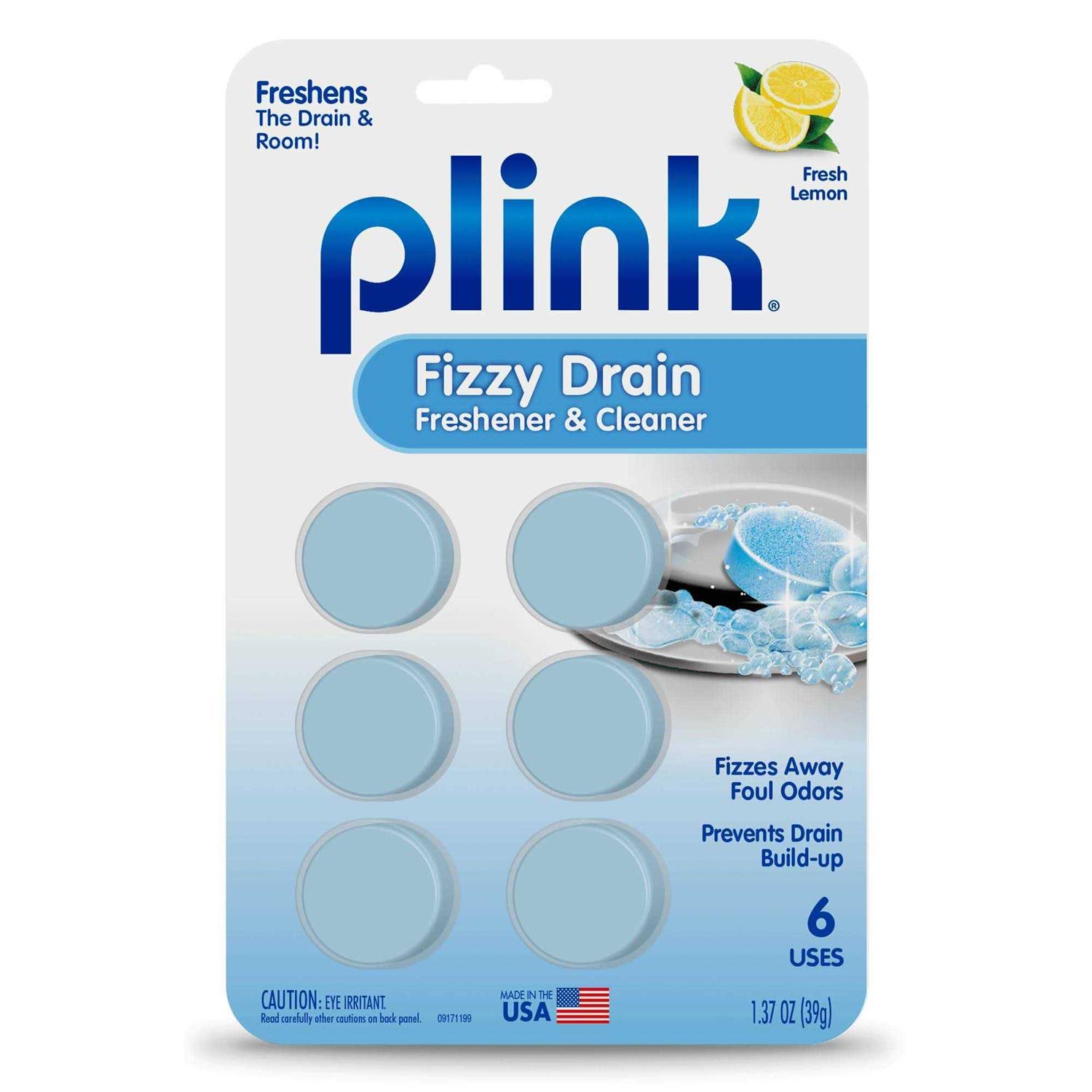 Best Brands Plink Drain Freshener & Cleaner, Yellow