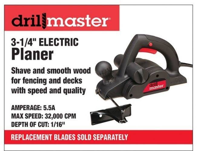 Drill Master 5.5 Amp 3-1/4 in. Planer